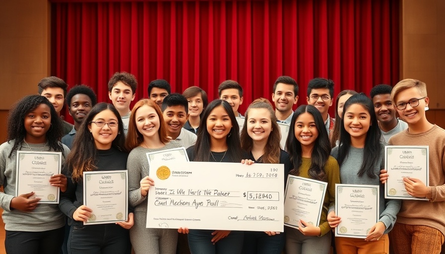 Students at Youth Philanthropy Initiative Charity Funding event.