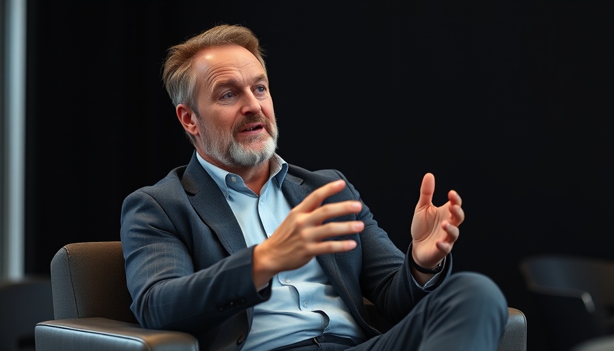 Confident speaker addressing faith questions, insightful discussion.
