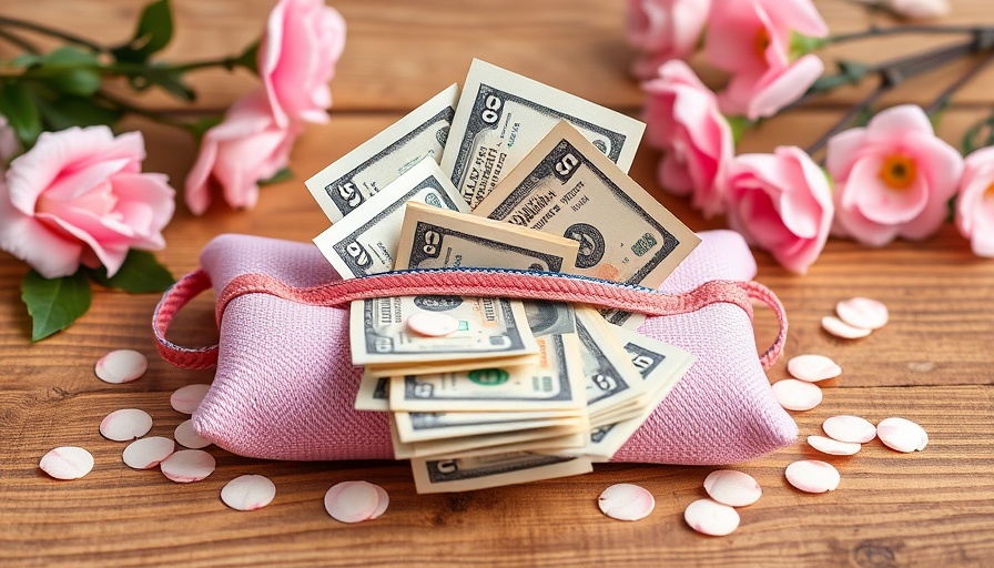 Cash stuffing to save money setup with notebook and cash envelopes.
