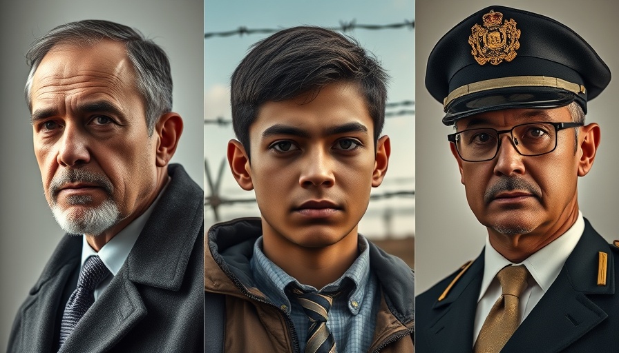 Edan Alexander release humanitarian aid Gaza - Composite portrait of three men.
