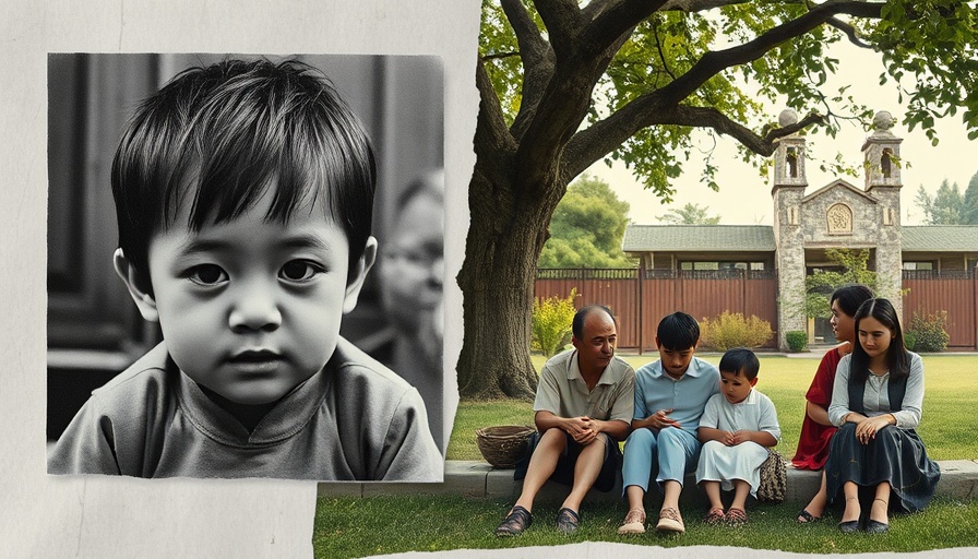 Emotive collage juxtaposing Japanese American incarceration history.