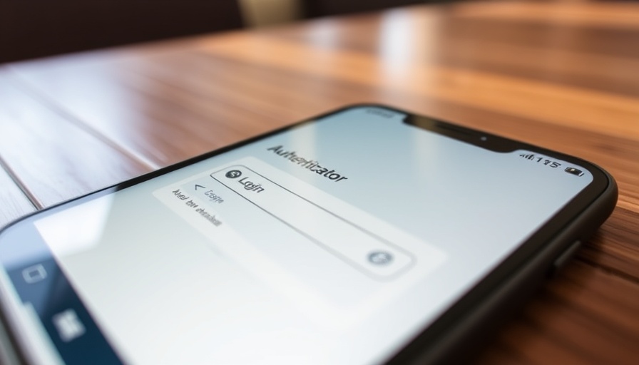 Smartphone with Steam Authenticator app open, security focus
