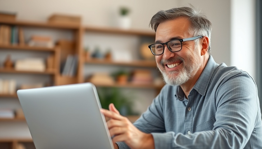 Man smiling engaging in discussion about 'Is Jesus God' at a desk.