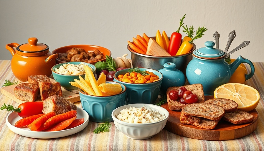 Colorful Picky bits tableware featuring vibrant dishes and food.