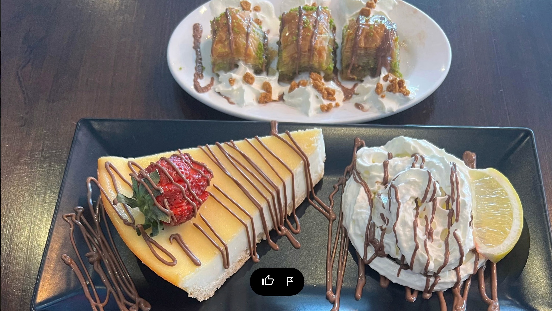 Turkish deserts - Baklava, Kunefe