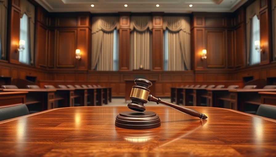 Courtroom setting for Rent Repayment Order case UK with wooden benches.