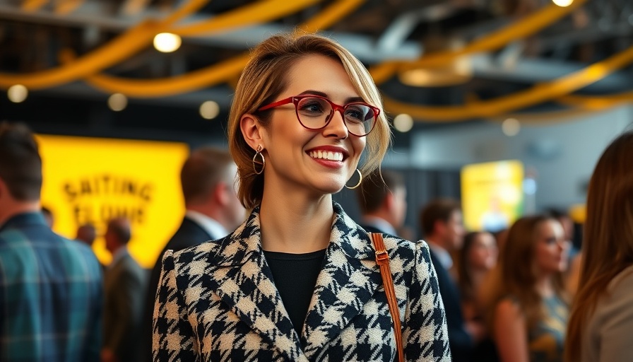 Stylish woman at event for painting neighbor's shed legalities article