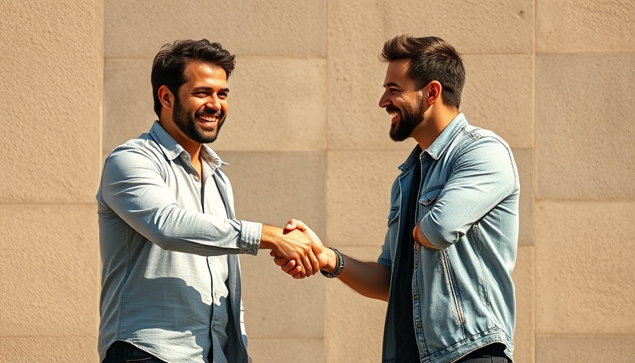 Two men shaking hands outdoors, Jack Hannah returns to Queen of the South.