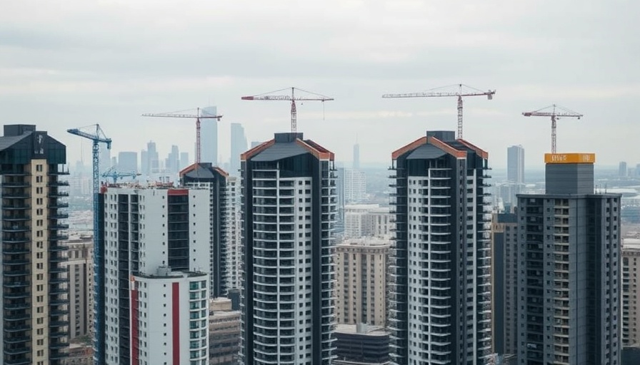 Cityscape highlighting Post-Grenfell building remediation costs.