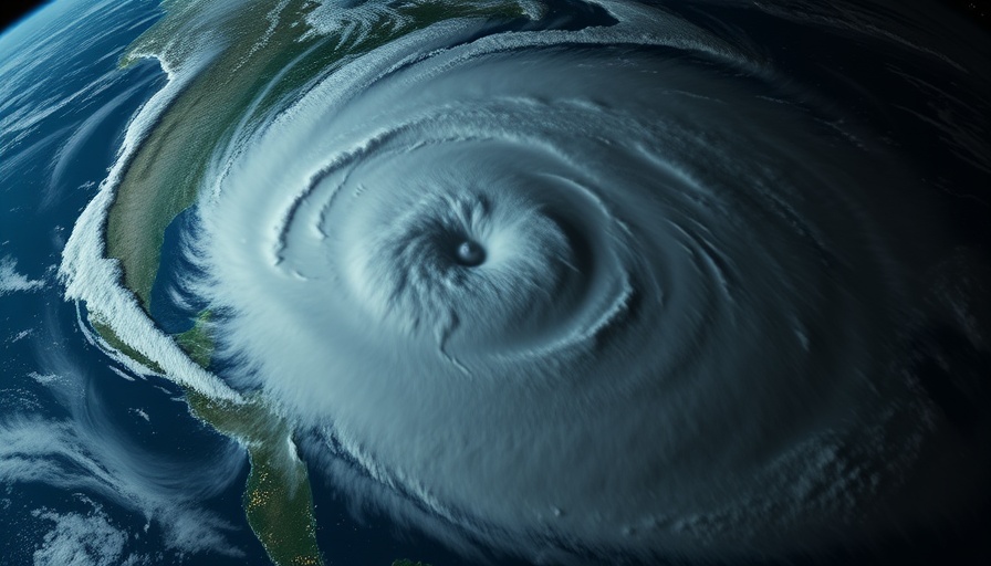 Satellite view of a massive hurricane during 2025 Atlantic Hurricane Season Preparedness.