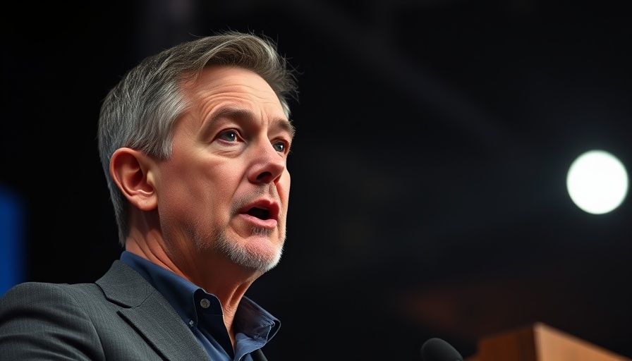 Guard Your Child's Worldview: Speaker on stage making a decision.
