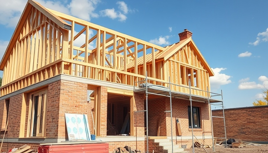 Partially built house showcasing SME housebuilding reforms