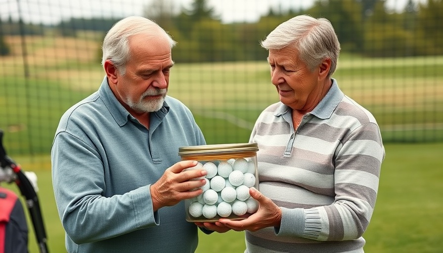 Older couple concerned about property risks near golf course.