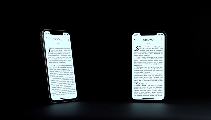 Smartphones displaying read-it-later app interface.