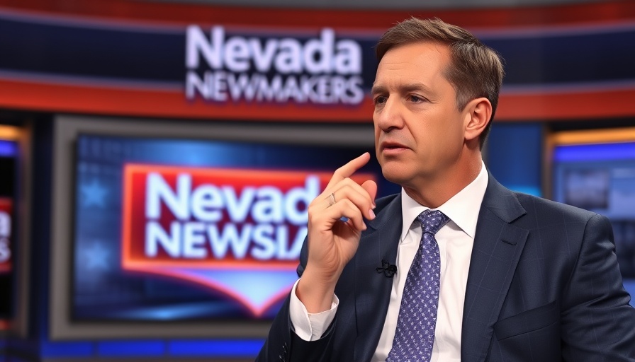Professional man discusses Nevada assisted suicide bill on news show.