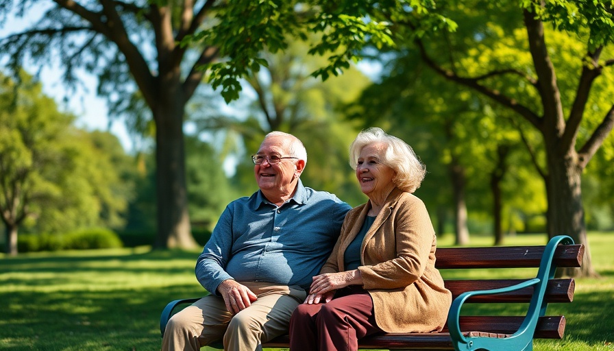 Elderly couple enjoying life after full-time work in a peaceful park.