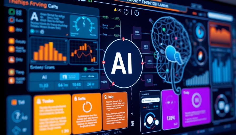 User interface of AI tool for small businesses, processing information efficiently.