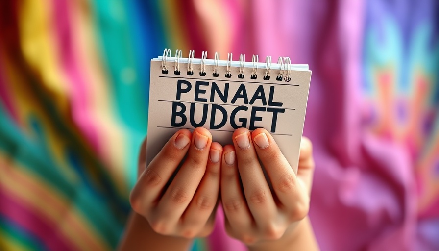 Colorful budget planner for family budgeting strategy, vibrant design.
