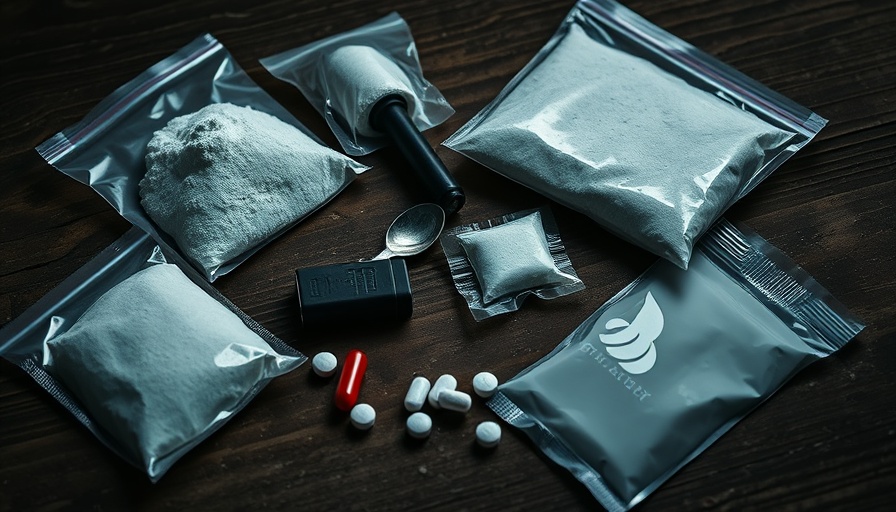 Various drugs and lighter on wooden surface highlighting drug issues in Dumfries and Galloway