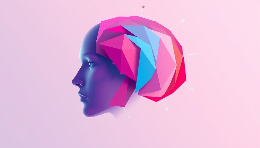 Abstract human head with layers representing AI agents and autonomy