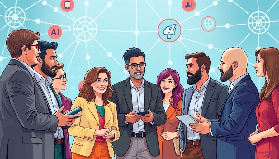 Magazine cover on AI in regulated industries, showing diverse team.