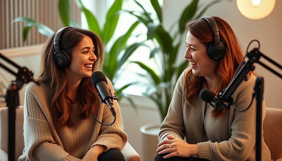 Women in podcast studio discussing, relating to protecting your sofa from paw prints.