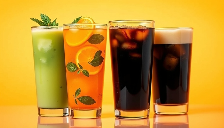 Peet's Summer Menu drinks featuring colorful iced beverages.