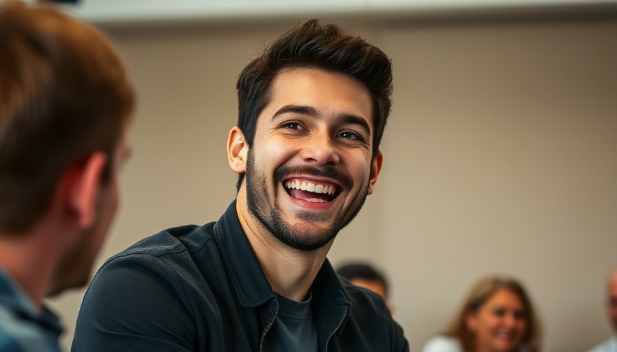 Smart Investors Are Going Long: Enthusiastic young man engaging.