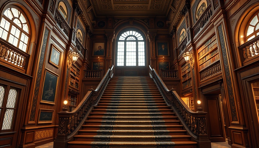 Ewart Library grand staircase reopens in Dumfries with elegant architecture.