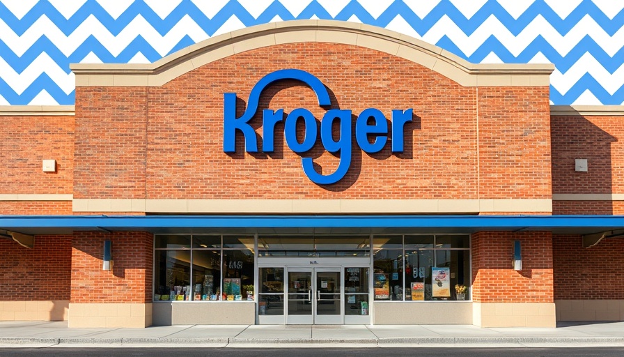 Kroger storefront promoting best new Kroger products
