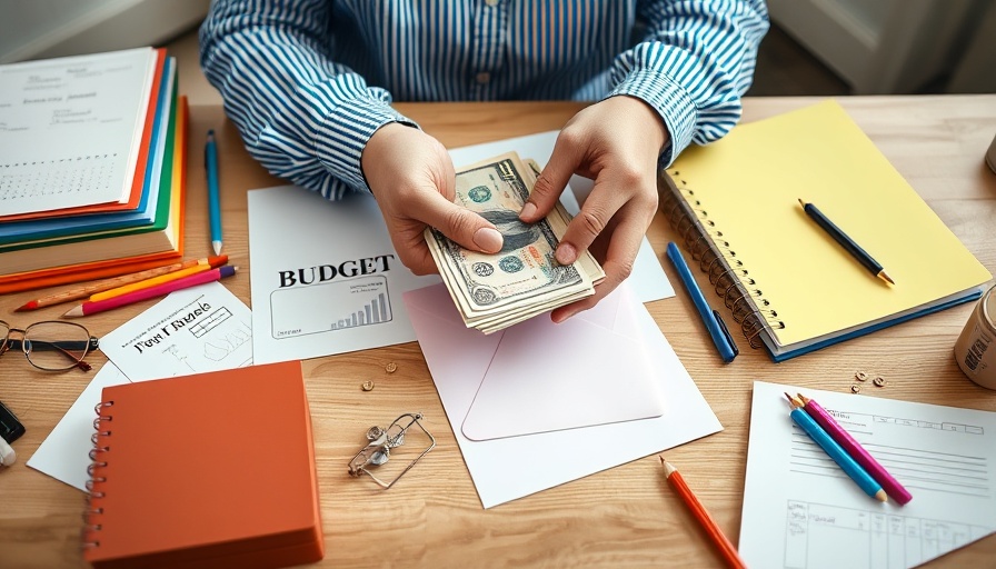Cash stuffing technique for budgeting success with cash and envelopes.
