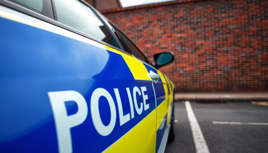 Close-up of Police Scotland car highlighting community safety.