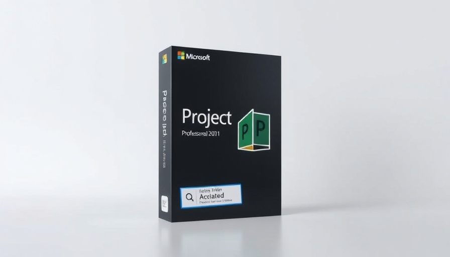 Microsoft Project for small business software box with activation code.