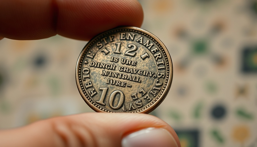 Vintage coin close-up with intricate details, relevant to mortgage education.