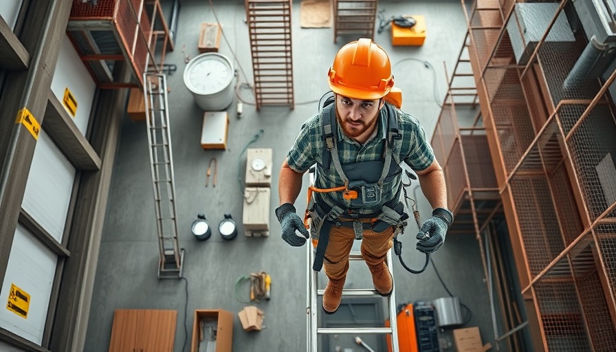 AI technology enhancing safety at construction site.