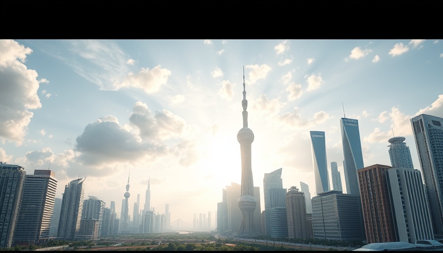 Futuristic skyline illustrating 2025 property market trends in a vivid cityscape.