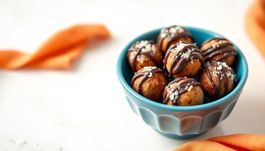 Delicious healthy late-night snacks in a blue bowl.