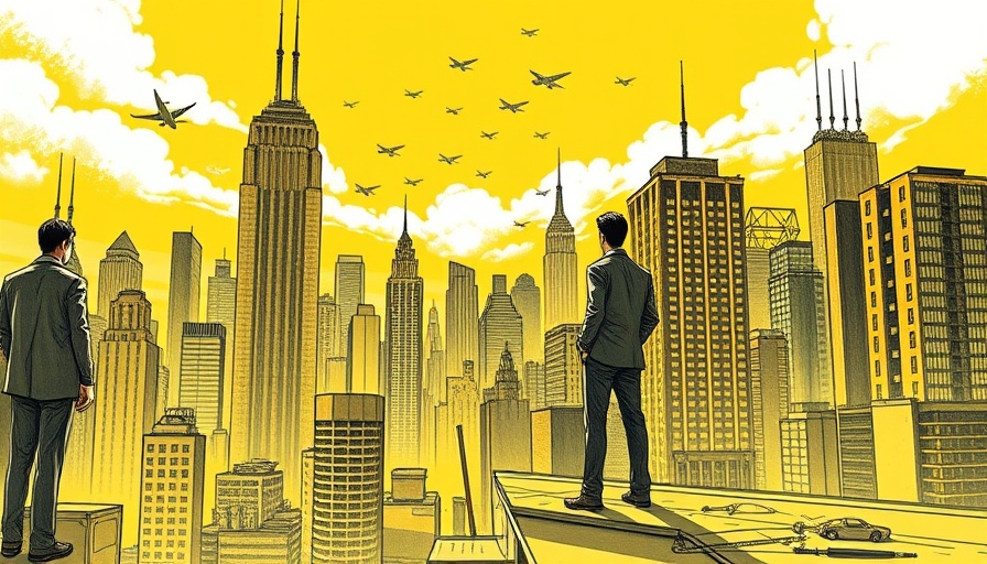 World Without End graphic novel cover with cityscape.