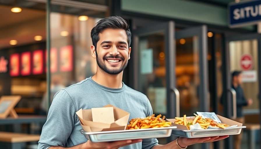 Loyalty Programs in Fast-Casual Restaurants concept with happy customer