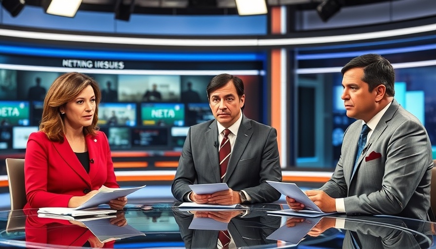 Commentators discuss defunding disaster relief in Texas on news show.