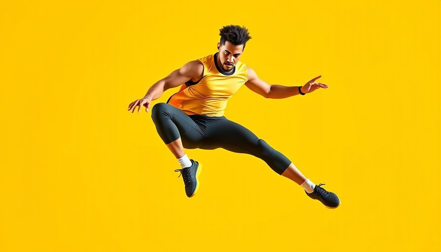 Energetic athlete takes the 30-Second Strength Test for Muscle Health.