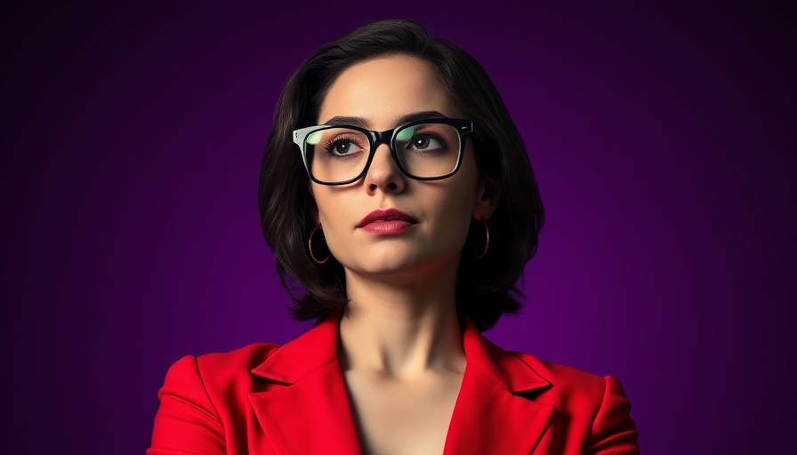 Linda Yaccarino resignation X CEO, thoughtful woman in red attire.