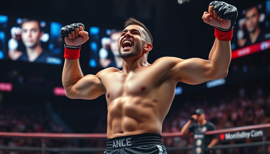 MMA fighter celebrating victory; financial resilience strategies.