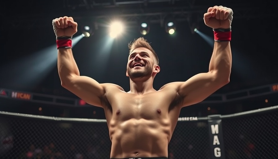 Kurtis Pyfer comeback journey - triumphant fighter in MMA ring.