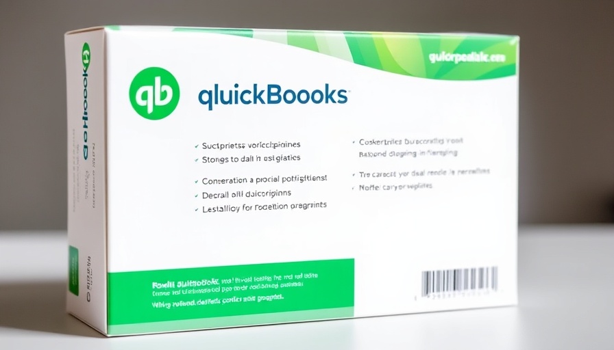 QuickBooks Lifetime Deal packaging showcasing features.