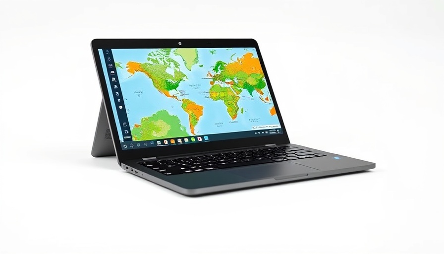 Affordable Chromebooks for SMBs - sleek black Chromebook with vibrant display.