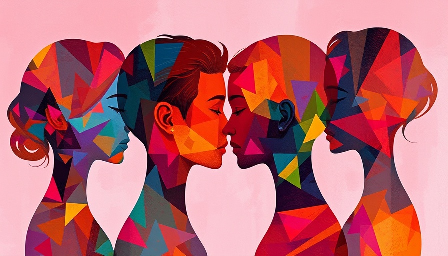 Abstract colorful silhouettes symbolizing Connection in Remote Work
