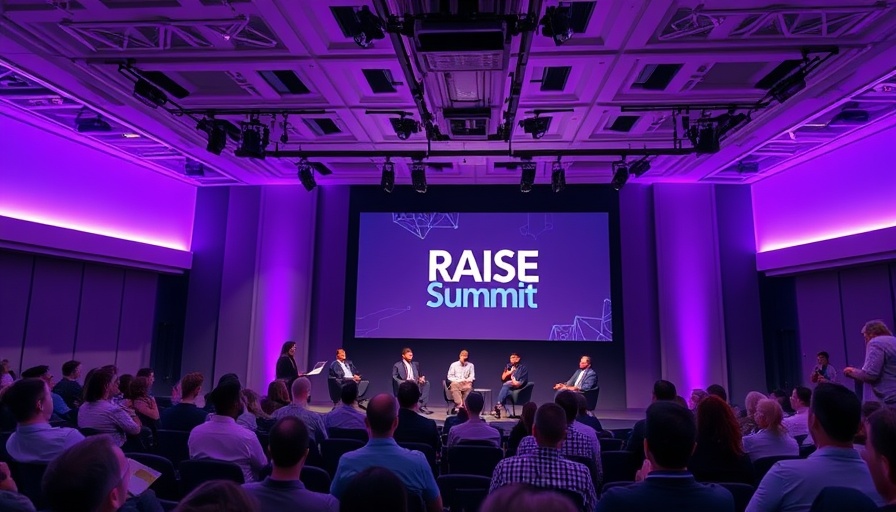 AI ecosystems RAISE Summit insights panel discussion in modern venue.