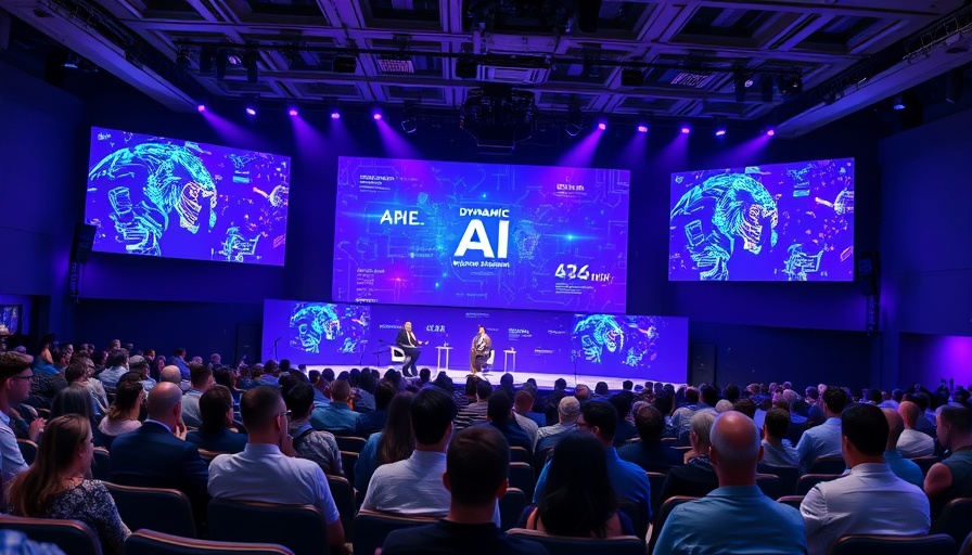 AI conference panel at RAISE Summit with vibrant audience