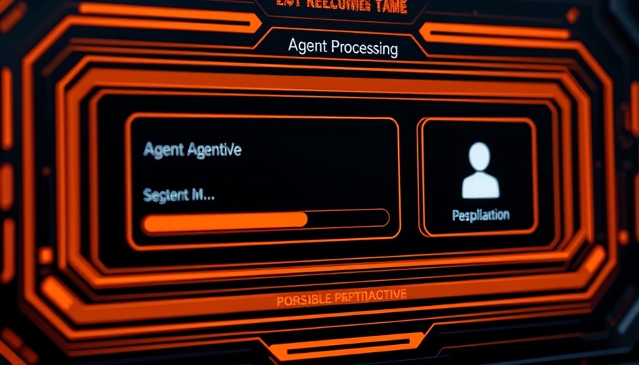 Sleek interface showing agent processing status related to xAI funding.